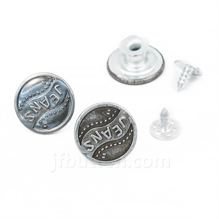 Buttons for Jeans Metal