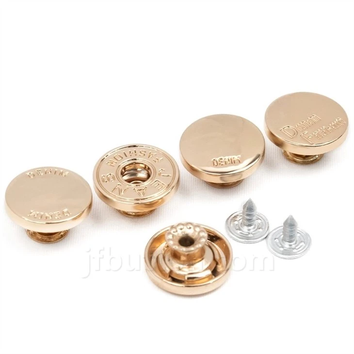 Jean Jacket Gold Buttons