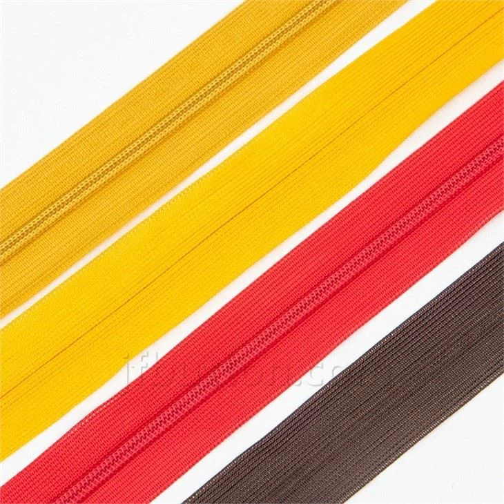 White Invisible Zipper
