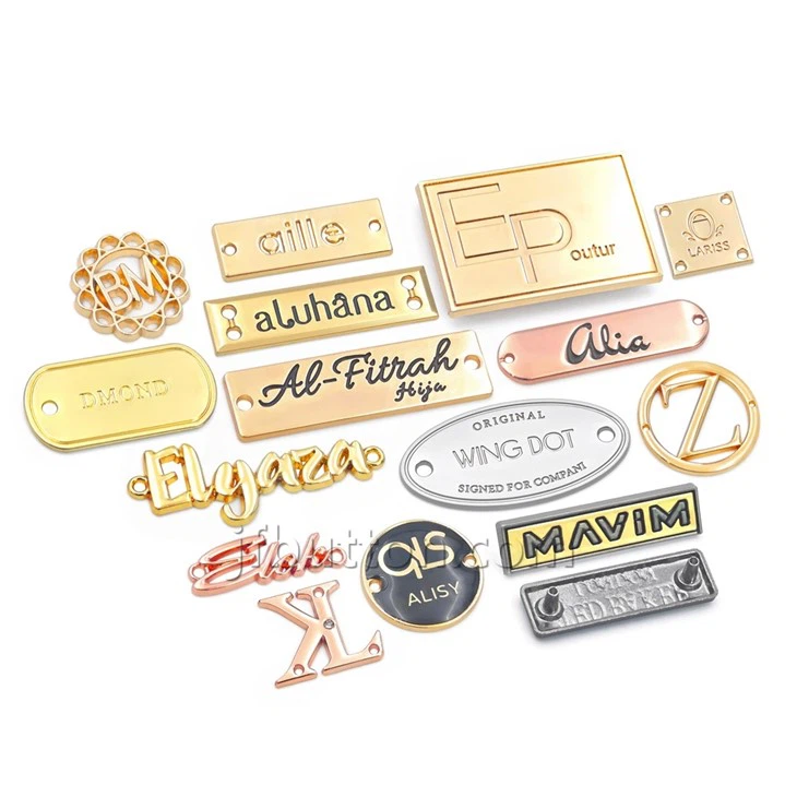 Engraved Metal Clothing Tags