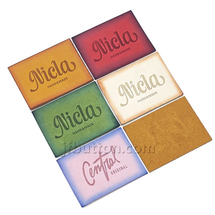 Leather Tags for Knitting