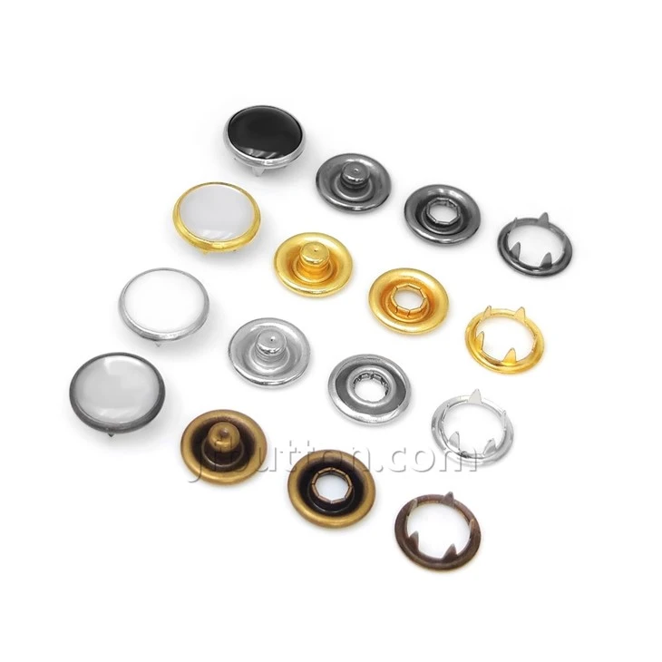 Metal Ring Prong Snap Buttons