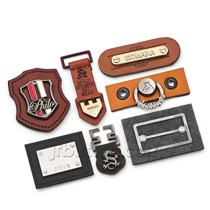 PU Leather Patch With Metal Label suppliers