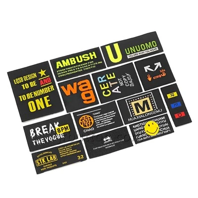 Black Woven Clothing Eck Label
