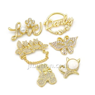 Crystal Flower Broš Pin za haljinu