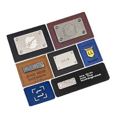 Personalizirane kožne naljepnice za kukičane predmete