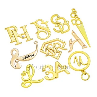Small Metal Logo Tags