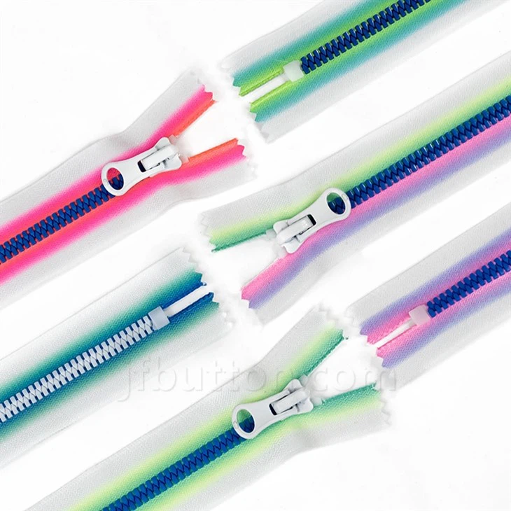 White Plastic Zipper With PVC Pull best