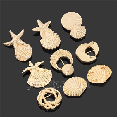 Gold Shell bikini konektor