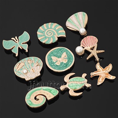 Metalna emajl kopča za odjeću