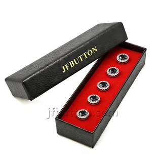 Obsidian Black Baju Melayu set dugmadi